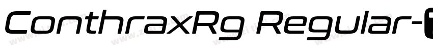 ConthraxRg Regular字体转换